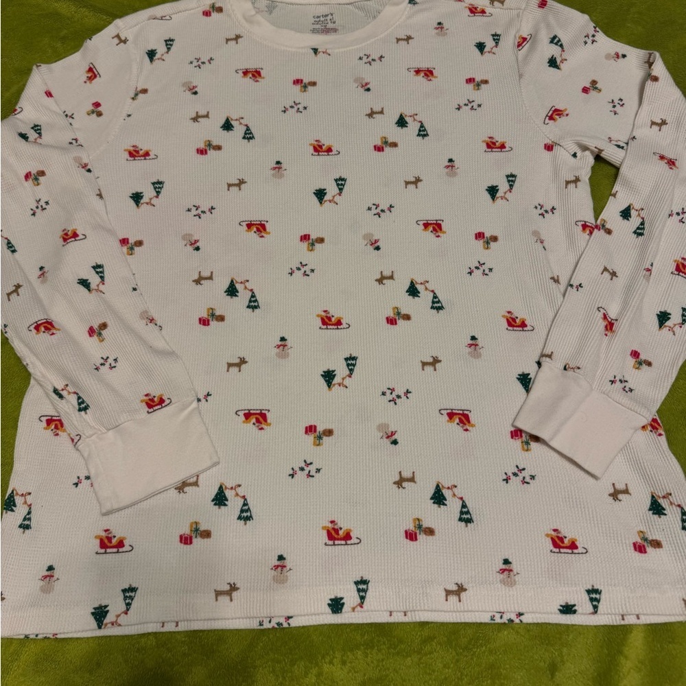 Men’s Carter’s XL Festive Long Sleeve Holiday Top, Christmas Photo Spirit